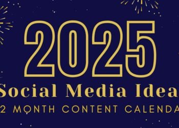 2025 Social Media Content Calendar [Infographic]