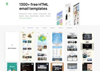 Get Free Email Templates, Responsive, HTML, Editable (2025)