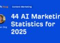 44 AI Marketing Statistics for 2025