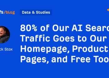 80% of Our AI Search Traffic Goes to Our Homepage, Product Pages, and Free Tools