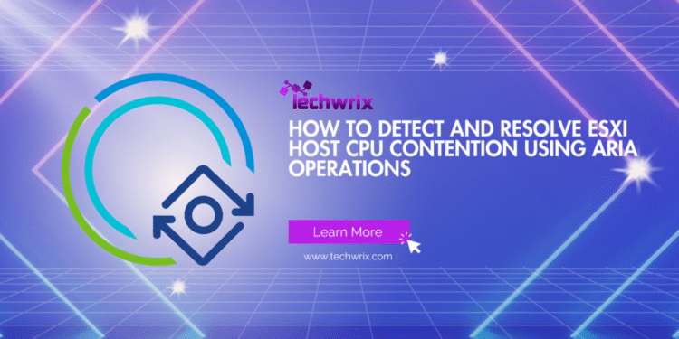 How to Detect and Resolve ESXi Host CPU Contention Using Aria Operations