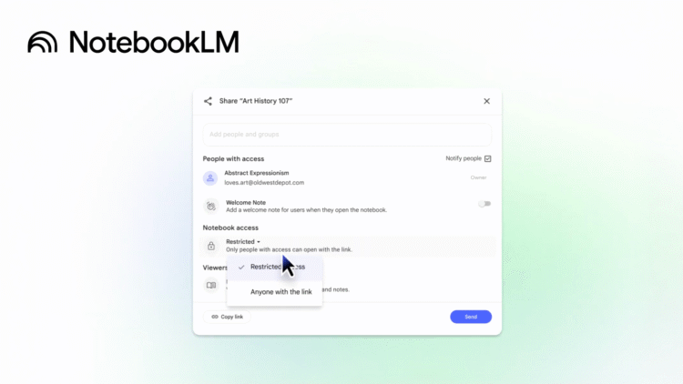 NotebookLM introduces public notebooks for sharing