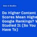 Do Higher Content Scores Mean Higher Google Rankings? We Studied It (So You Don’t Have To)