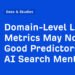 Domain-Level Link Metrics May Not Be Good Predictors of AI Search Mentions
