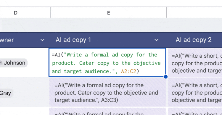 Now Google’s Gemini AI is ready to fill in those empty cells in your spreadsheet