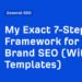 My Exact 7-Step Framework for Brand SEO (With Templates)