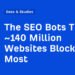 The SEO Bots That ~140 Million Websites Block the Most