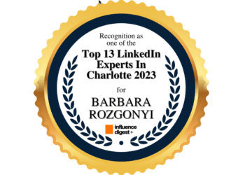 Top LinkedIn Expert List Adds Barbara Rozgonyi to Charlotte LinkedIn Leaders
