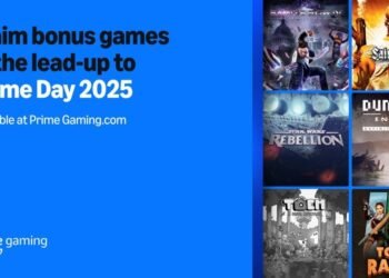 Amazon Prime Day will take place July 8 to July 11, with six bonus PC games via Prime Gaming