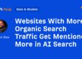 Websites With More Organic Search Traffic Get Mentioned More in AI Search