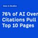 76% of AI Overview Citations Pull From Top 10 Pages