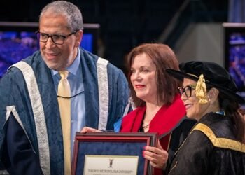 Jan Kestle recognized by TMU with Honorary Doctorate