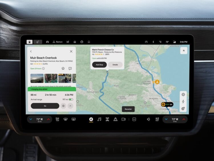 Rivian is getting a new navigation system with Google Maps.