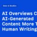AI Overviews Cite AI-Generated Content More Than Human Writing