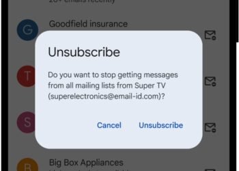 Gmail’s new tab is made for unsubscribing from emails