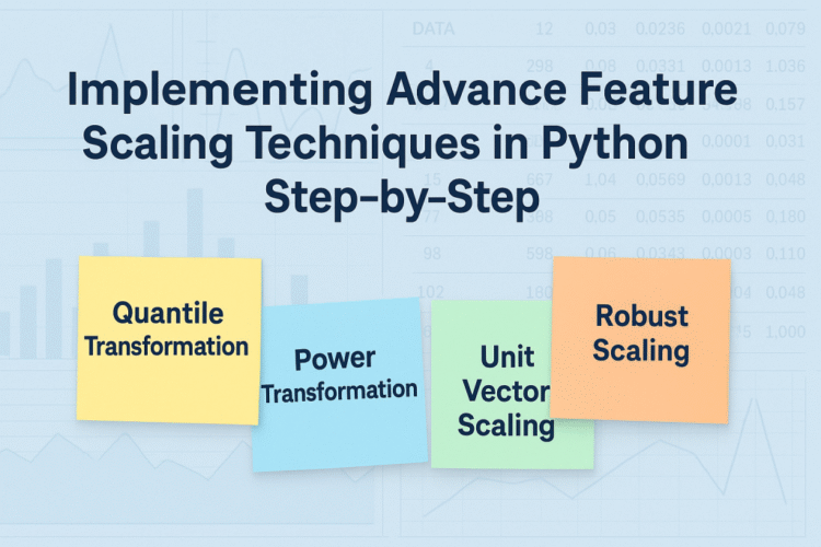 Implementing Advanced Feature Scaling Techniques in Python Step-by-Step