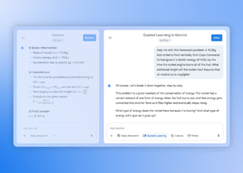 Guided Learning in Gemini: From answers to understanding