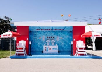 Band-Aid Makes Waves With a Pool-themed Pop-up at Summerfest