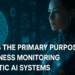 What Is the Primary Purpose of Business Monitoring in Agentic AI Systems?