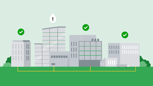 Google is fighting water leaks in Belgium.