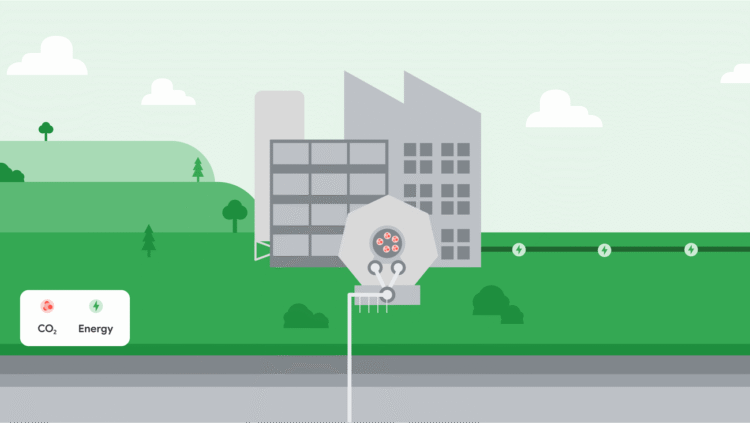 Google’s first carbon capture and storage project