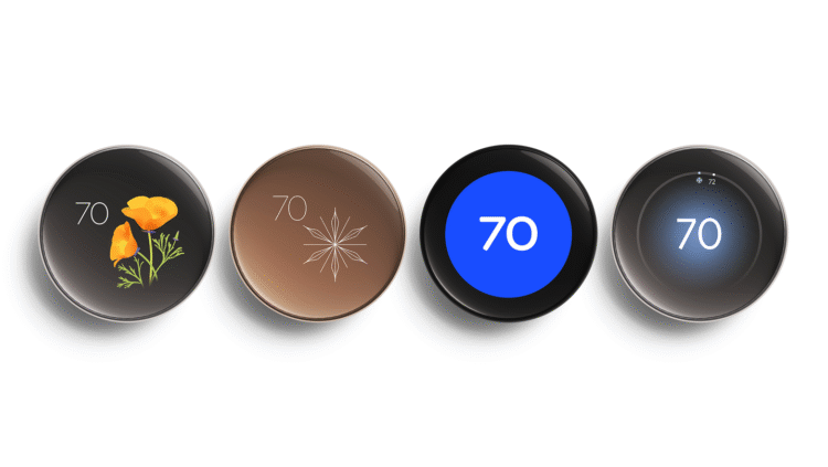 Google introduces new, stunning faces on Nest Thermostat (4th Gen)