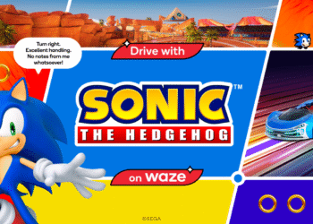 Drive with Sonic on Waze