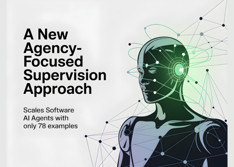A New Agency-Focused Supervision Approach Scales Software AI Agents With Only 78 Examples