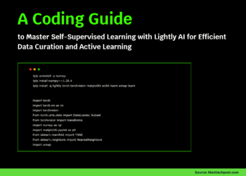 A Coding Guide to Master Self-Supervised Learning with Lightly AI for Efficient Data Curation and Active Learning
