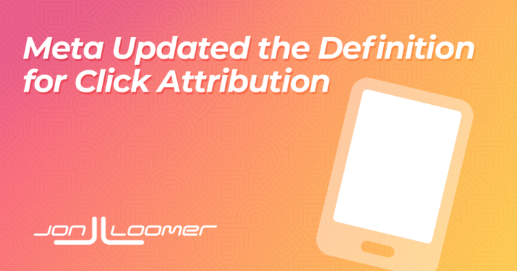 New Definition for Click Attribution