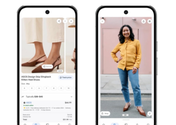 Google’s AI try-on imagines your feet in new shoes