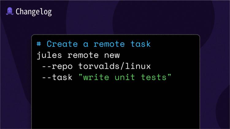 Jules introduces new tools and API for developers