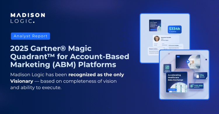 Madison Logic Named Visionary in Gartner MQ for ABM Platforms