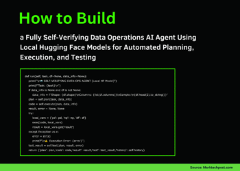 How to Build a Fully Self-Verifying Data Operations AI Agent Using Local Hugging Face Models for Automated Planning, Execution, and Testing