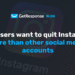 U.S. Users Want to Quit Instagram More Than Other Social Media