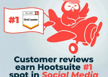Hootsuite earns #1 spot in Social Media Management on G2
