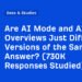 Are AI Mode and AI Overviews Just Different Versions of the Same Answer? (730K Responses Studied)
