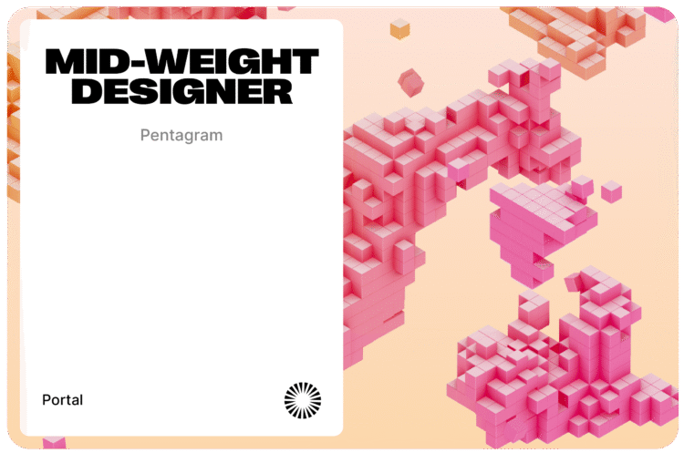 Mid-weight Designer, Pentagram – BP&O