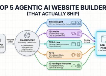 Top 5 Agentic AI Website Builders (That Actually Ship)