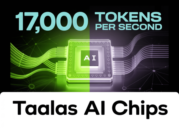 Taalas is replacing programmable GPUs with hardwired AI chips to achieve 17,000 tokens per second for ubiquitous inference