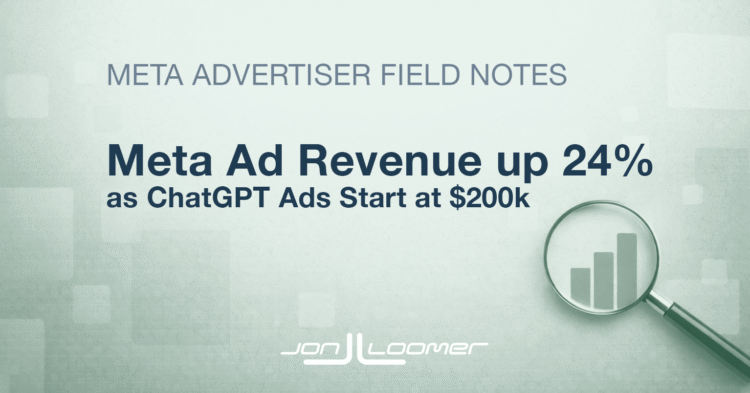 Meta Ad Revenue Up 24% as ChatGPT Ads Start at $200,000