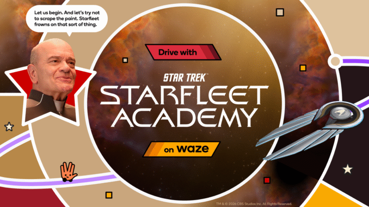 Drive with Star Trek on Waze
