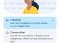 Transform your headphones into a live personal translator on iOS.
