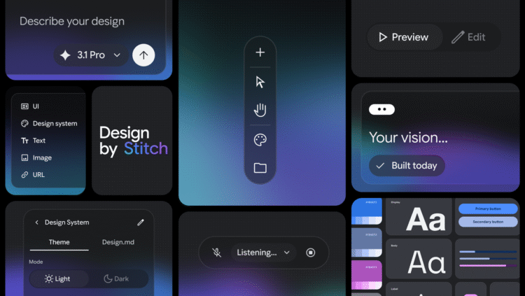 Design UI using AI with Stitch from Google Labs