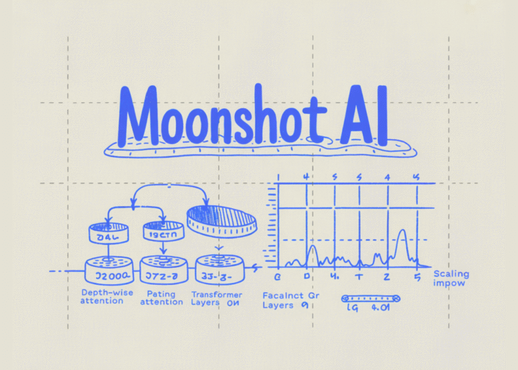 Moonshot AI Releases 𝑨𝒕𝒕𝒆𝒏𝒕𝒊𝒐𝒏 𝑹𝒆𝒔𝒊𝒅𝒖𝒂𝒍𝒔 to Replace Fixed Residual Mixing with Depth-Wise Attention for Better Scaling in Transformers