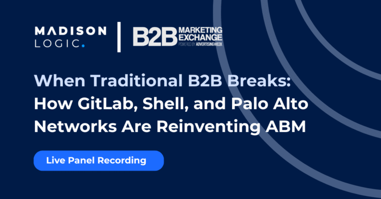 Madison Logic Panel Discussion at B2BMX 2026