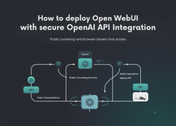 How to Deploy Open WebUI with Secure OpenAI API Integration, Public Tunneling, and Browser-Based Chat Access