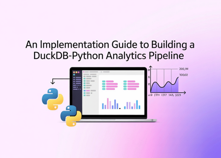 An Implementation Guide to Building a DuckDB-Python Analytics Pipeline with SQL, DataFrames, Parquet, UDFs, and Performance Profiling