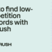 How to find low-competition keywords with Semrush