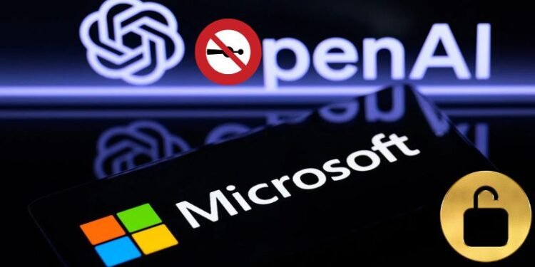 Microsoft has loosened its exclusive control over OpenAI, and now the artificial intelligence race appears wide open